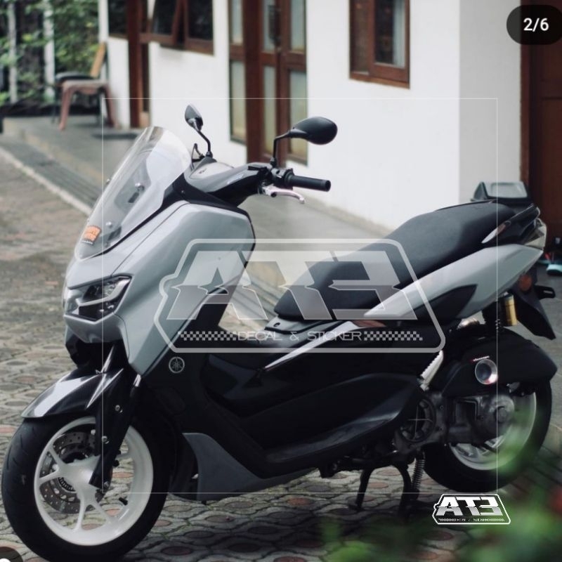 STIKER DECAL ABU ABU MUDA POLOS NMAX 155, DECAL GREY NMAX OLD NMAX NEW PREMIUM
