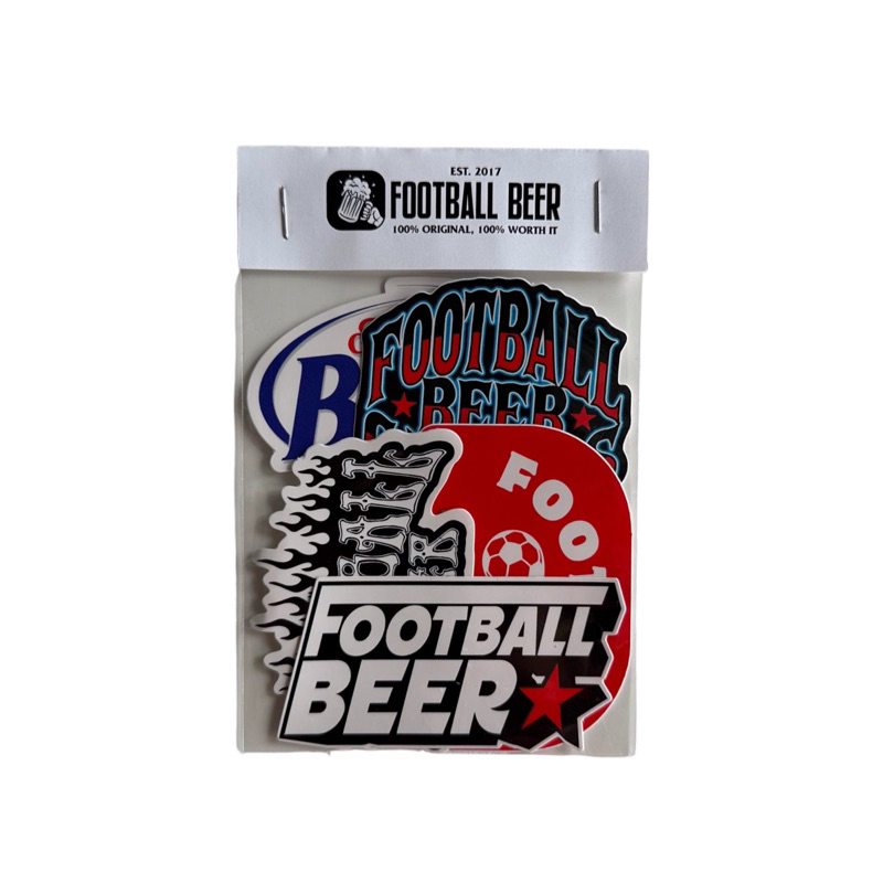 

Stiker Pack Football Beer