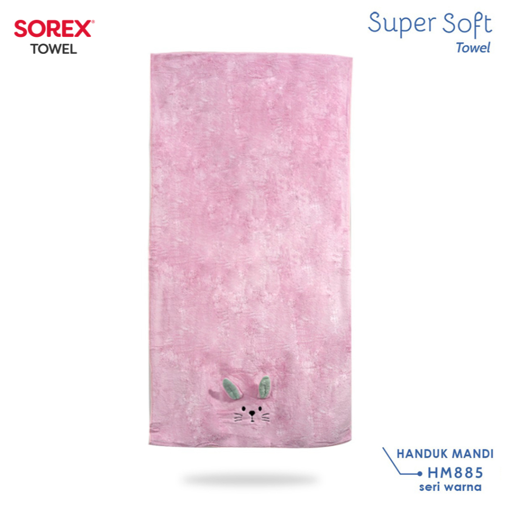 Sorex Handuk Mandi Premium Dewasa Dan Anak Microfiber Towel Lembut Halus Daya Serap Tinggi  HM 885
