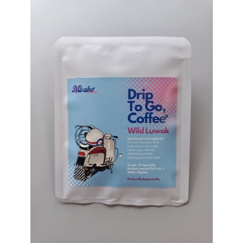 

Wild Luwak - Drip to Go Coffee (1 Sachet) 10 gram