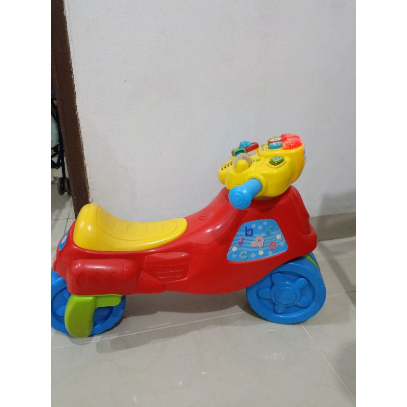 vtech motorcycle ride on mobil dorong preloved