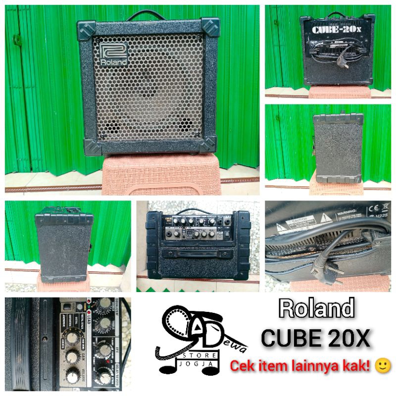 ROLAND CUBE 20X AMPLIFIER GITAR GUITAR AMPLI SOUND 20 X bkn 20GX 20XL