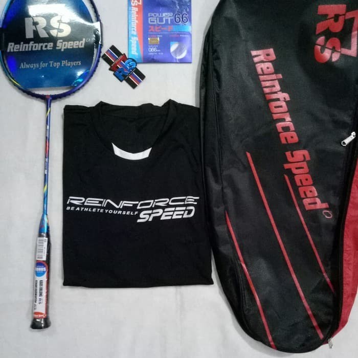 RAKET BADMINTON RS MICRON SABER 16 FREE SENAR , KAOS DAN TAS