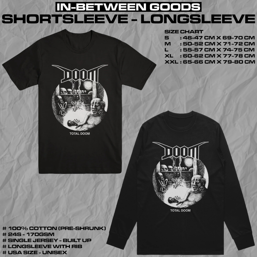 DOOM - TOTAL DOOM | T-SHIRT | LONGSLEEVE | BAND MERCH