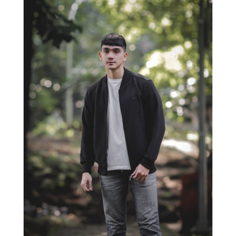 Jaket Diamond Comfy Pria dan Wanita Black Original The Bojiel Jaket Bomber