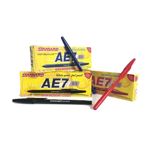 

[PACK] Pulpen Ballpoint Pen 0,5 - Standard AE-7 MURAH