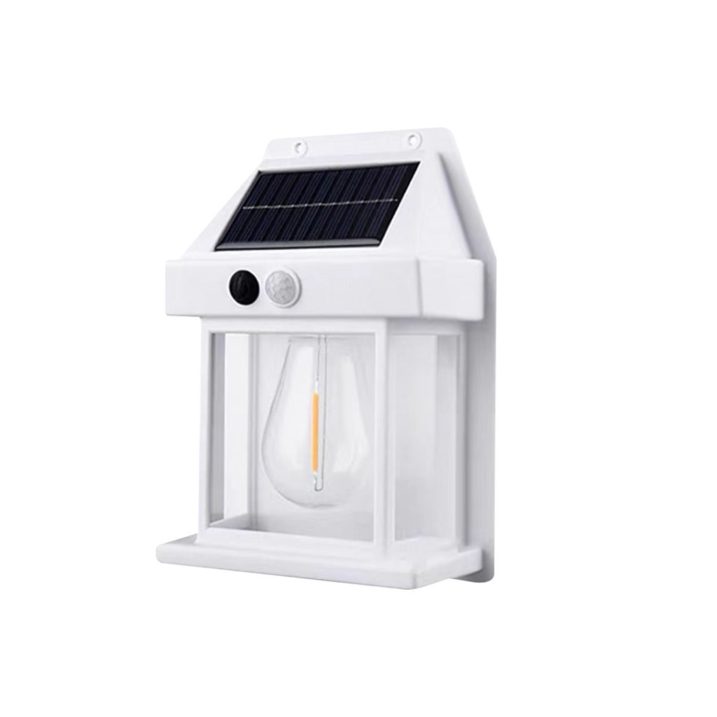 LAMPU DINDING SOLAR CELL VINTAGE OUTDOOR TAHAN AIR WARM WHITE AUDALUX KLASIK CLASSIC LAMPU TIANG LAM