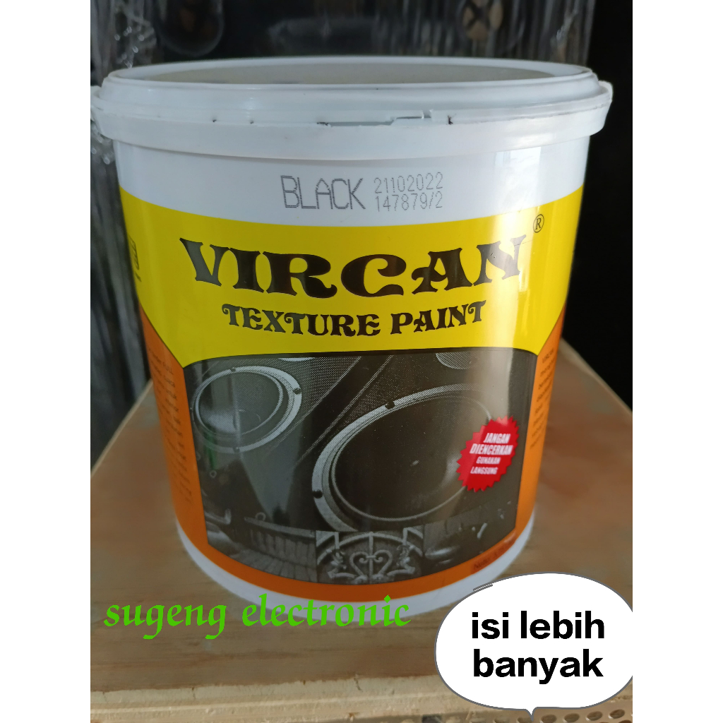 Cat Texture Berpasir Box Speaker VIRCAN Paint Texture