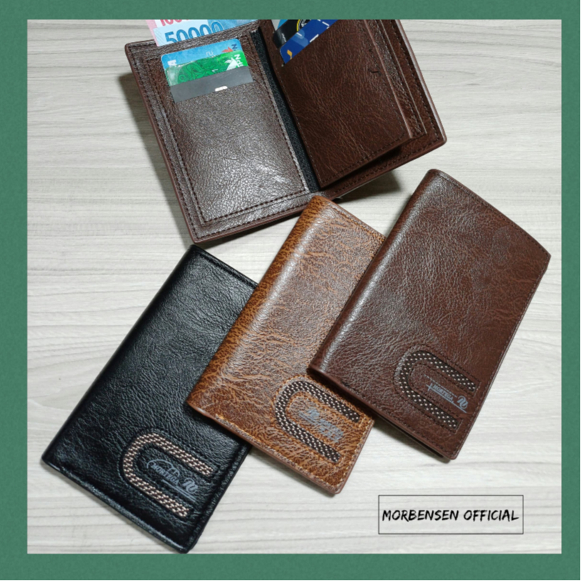 DOMPET MORTEGA PRIA KULIT PU / DOMPET PANJANG PRIA BAHAN KULIT PU - 7303