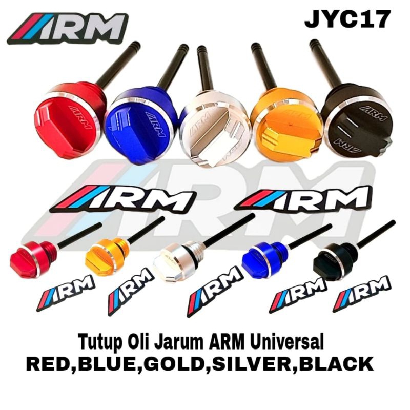 Tutup Oli Jarum ARM Universal Honda Yamaha Nmax Aerox PCX Vario Mio