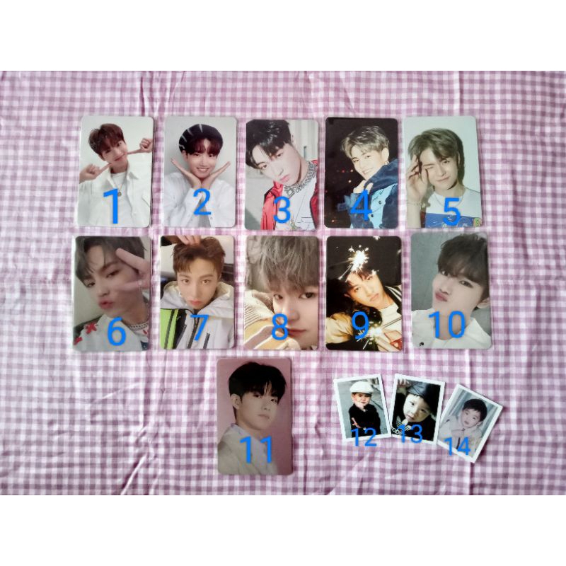 PHOTOCARD OFFICIAL TREASURE CHAPTER 1,2,3. HARUTO, JUNKYU, JUNGHWAN, YOSHI