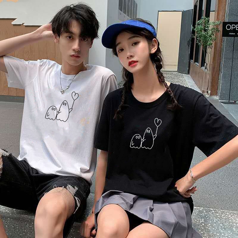 baju kapel kembaran pasangan cowok cewek lucu tumblr tee copel premium kado anniversary ayang PEANUT