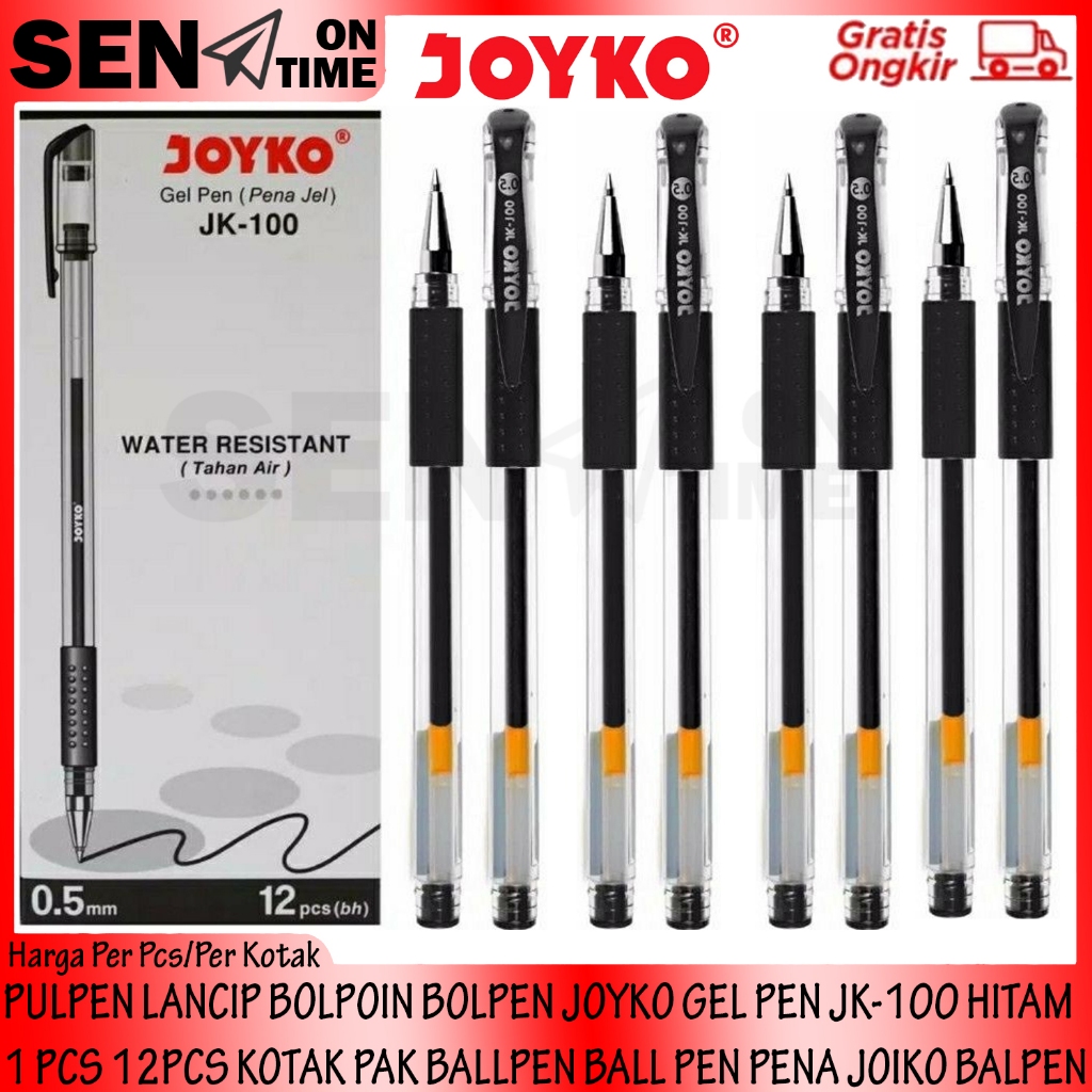 

PULPEN JOYKO BOLPEN HITAM PENA JOIKO JK100 BALL PEN JK-100 0.5 MM BALLPEN CABUT black BALPEN BALPOINT BALPOIN PULPEN TULIS MENULIS DI KERTAS PAPER BOLPOIN PERLENGKAPAN SEKOLAH SCHOLL KERJA KANTOR