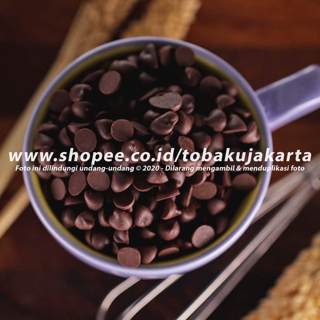 

Tulip Chip Dark 10kg 1 Dus Chocolate Compound Cokelat Chips Dark Chocochips Butir Coklat Topping