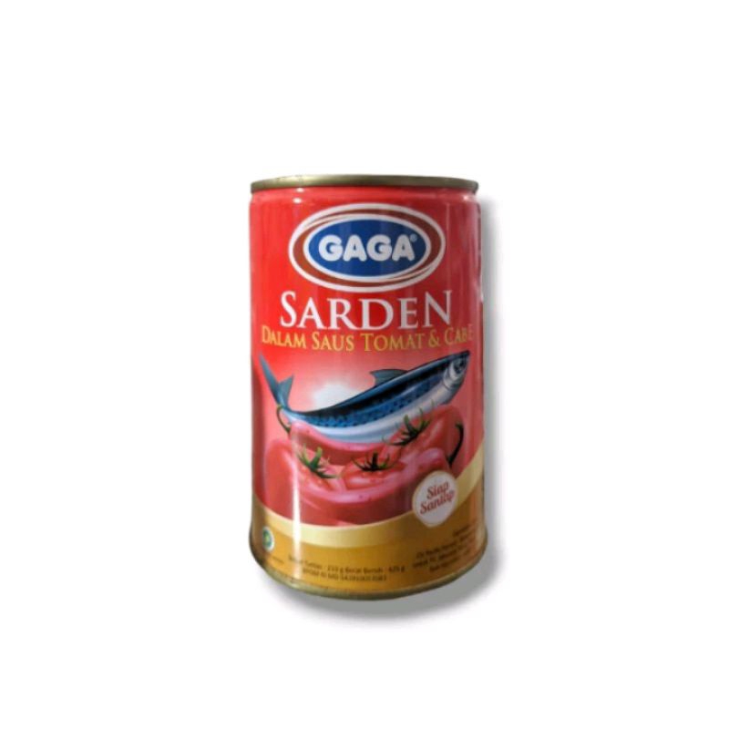 

Gaga sarden saus tomat & cabe 425g