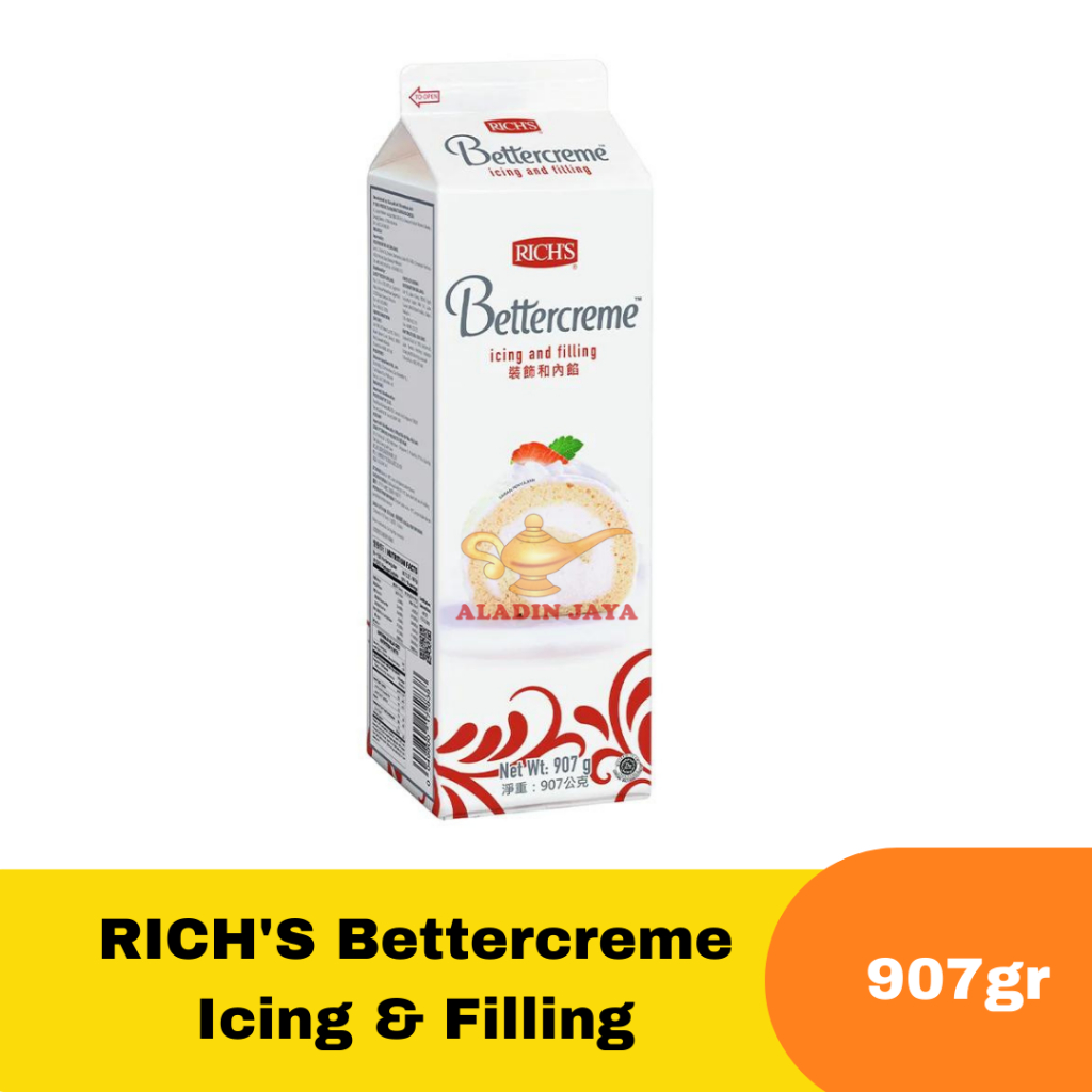 

RICH'S Bettercreme Icing & Filling 907gr