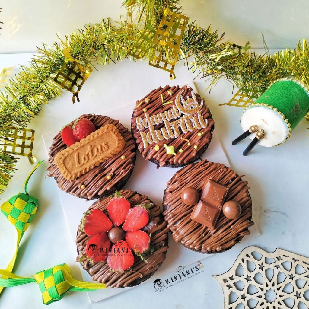 

Fudgy Brownies Sekat/ Hampers Lebaran/Hampers Fudgy Brownies