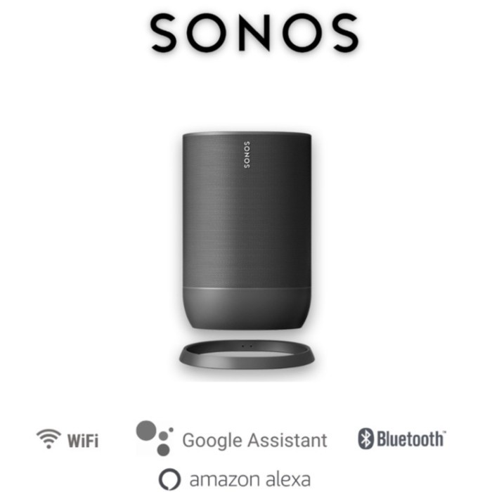 Sonos Move 2 Speaker For Sound Anywhere Bluetooth and WiFi