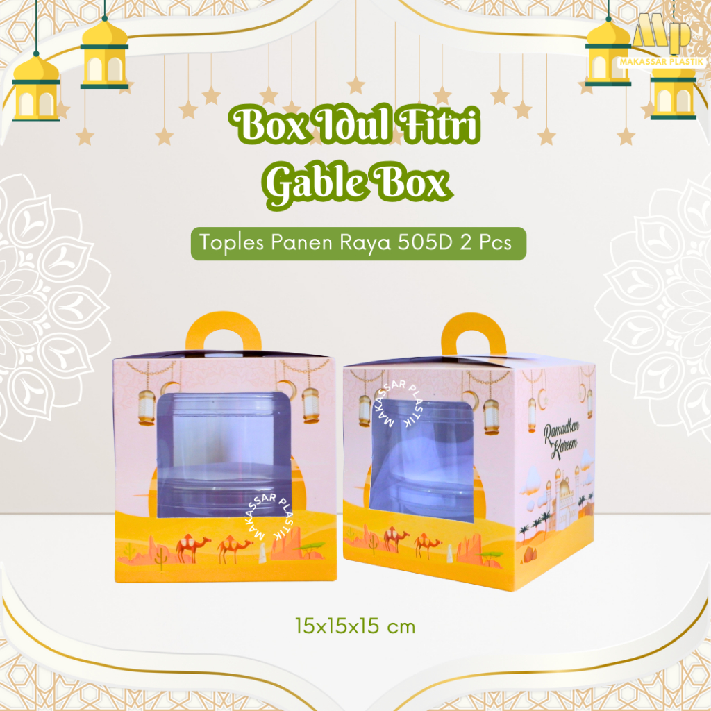 

Box Hampers Idul Fitri Gable @10 Pcs