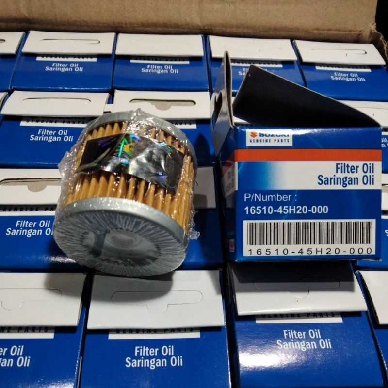 filter oli saringan oli satria Fu karbu satria Fu injeksi GSX R GSX S bandit original Suzuki SGP