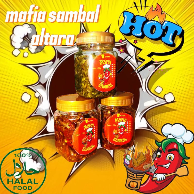 

Sambal Instan Botol Kemasan 150 gr/ Sambal Ikan Teri, Ebi, Bawang, Hijau, Terasi, Hijau Ebi, Hijau Ikan Teri, Sambal Mf.Diefa.Altara Tanpa Pengawet, Kemasan Botol, Rendah lemak