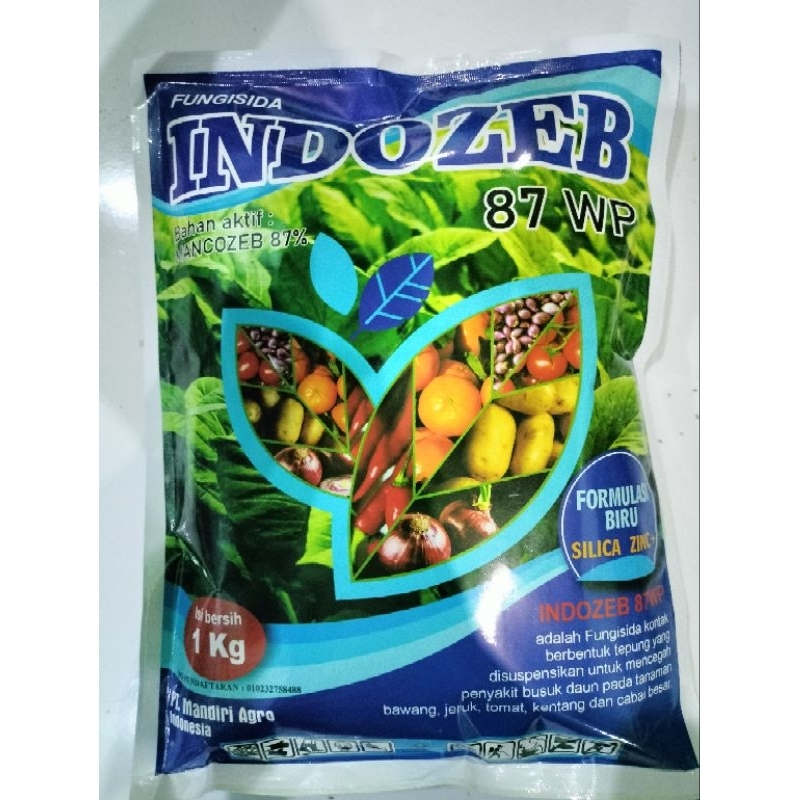 

Fungisida Indozeb 87 wp Mancozeb Biru 87 wp Plus Zink 1kg Ampuh Atasi Jamur Pada Tanaman