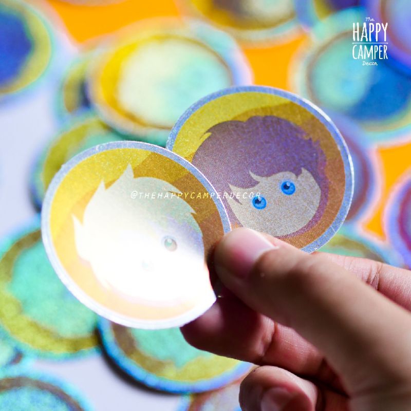

Andrew & Neil - The Foxhole Court | Hologram Glitter Sticker