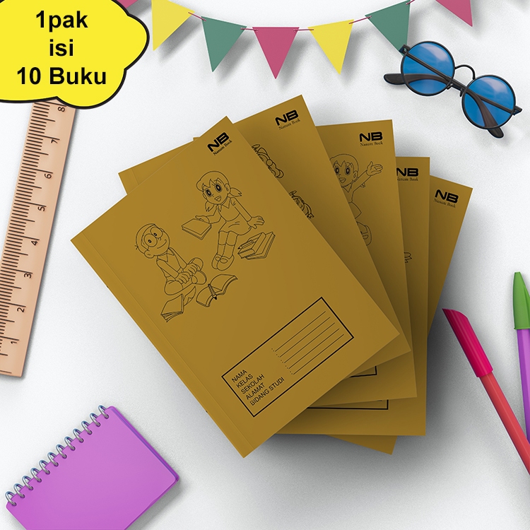 

Buku Tulis Anak Sekolah Ukuran Sidu Buku Tulis Motif Sampul Doraemon 1pack 10 Buku Isi 58 Lembar #NB'01