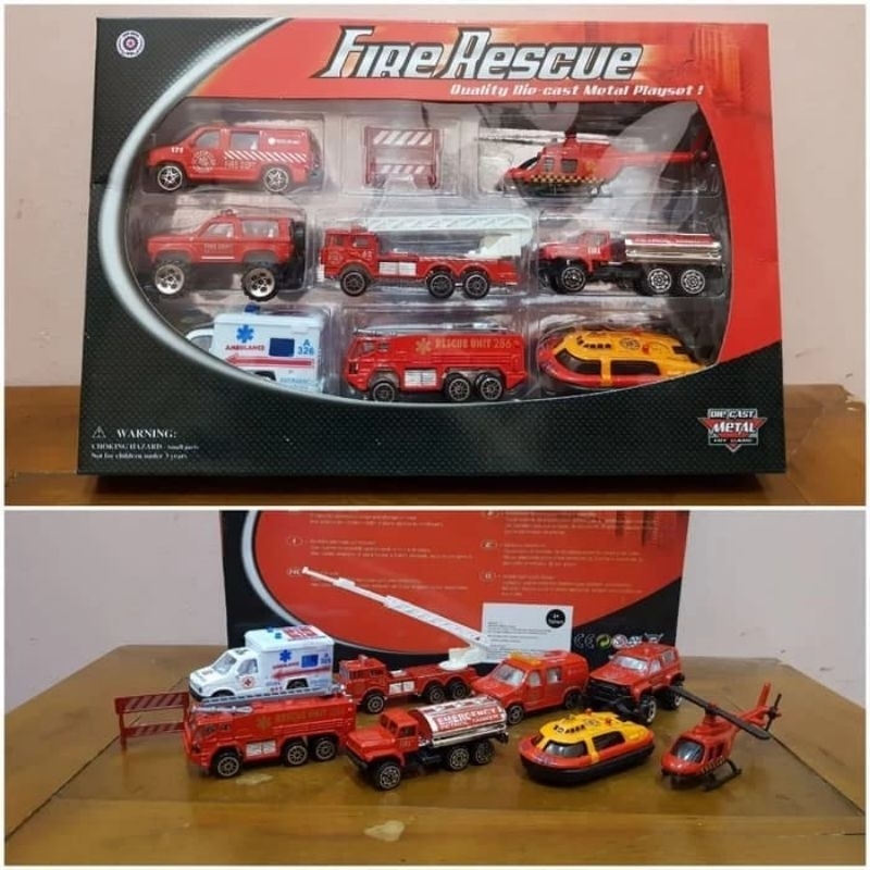 Diecast Mobil Pemadam Kebakaran Fire Rescue - Diecast Mobil Pemadam Api