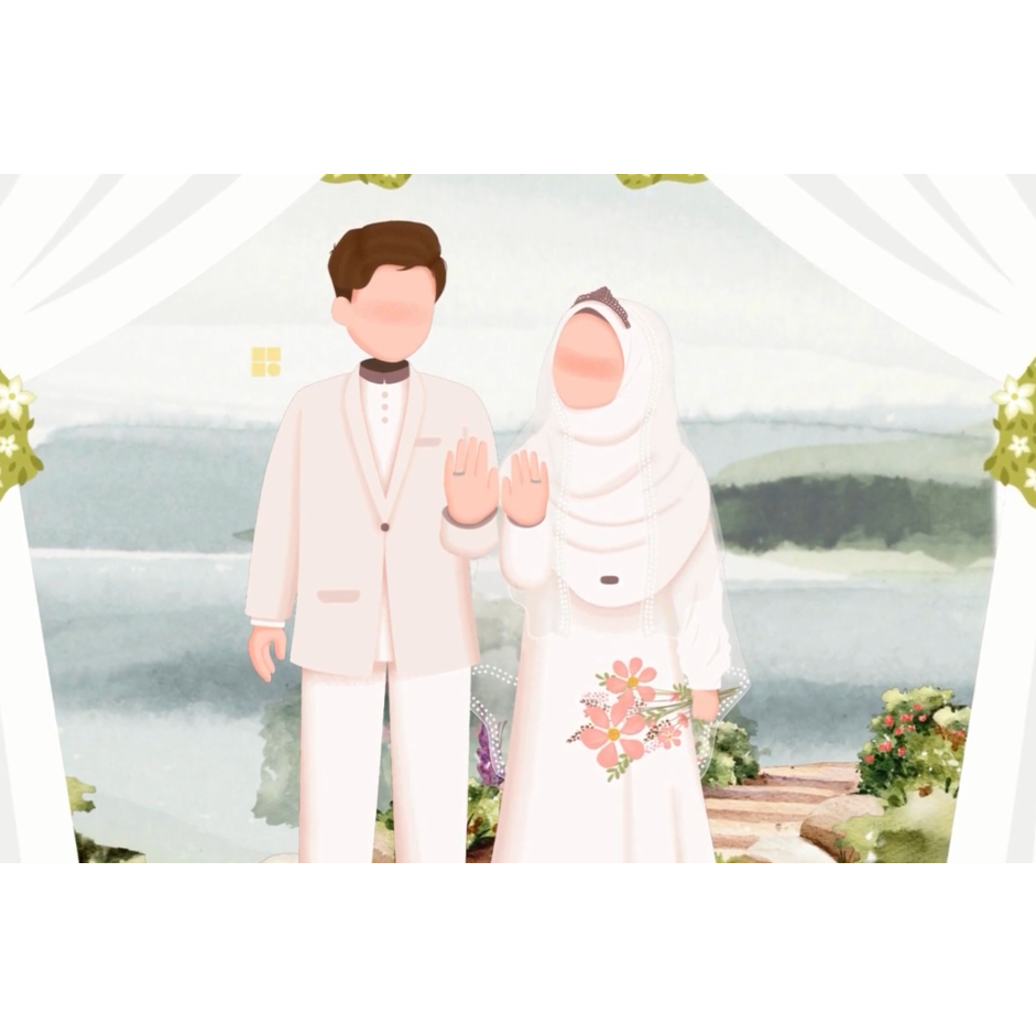 Undangan Digital video 3D murah