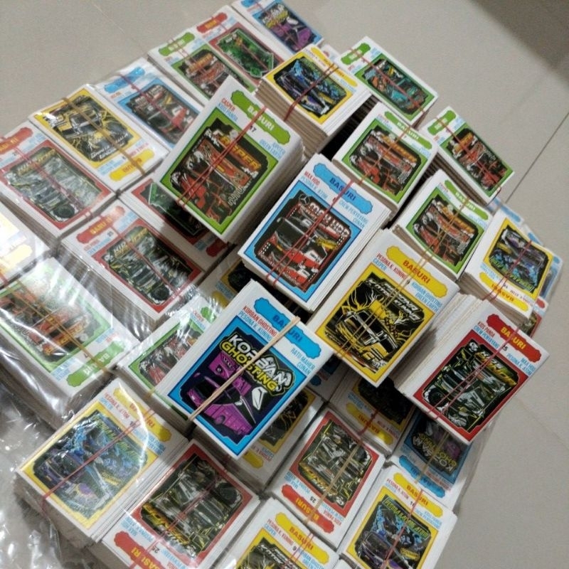 mainan kartu kwartek /mainan anak /mainan gambar harga/kartu mainan tepuk 1ikat/mainan jadul
