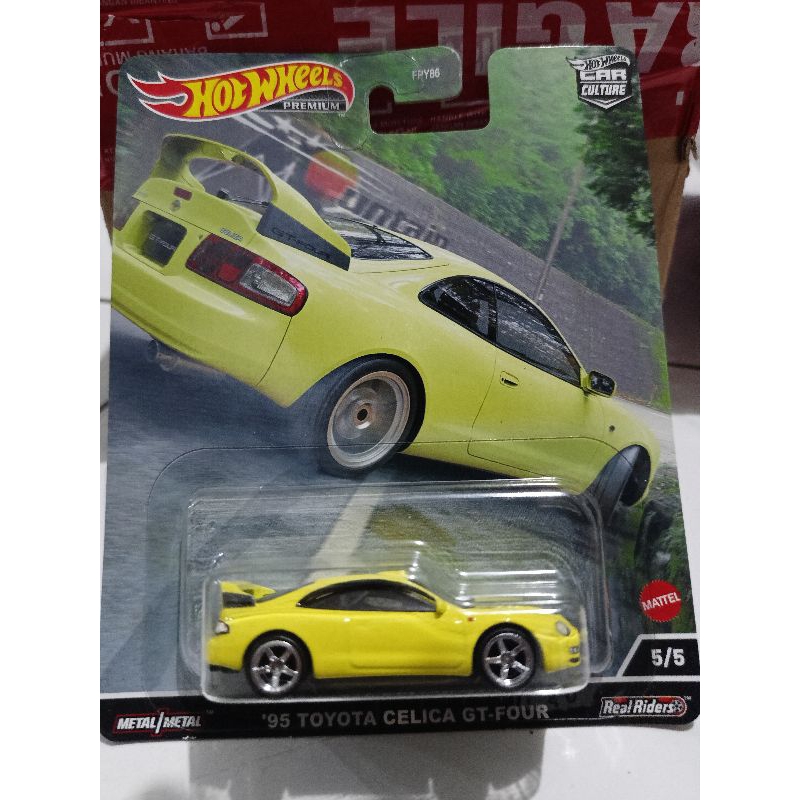 Toyota Celica GT Four (Premium ban karet) merk Hotwheels