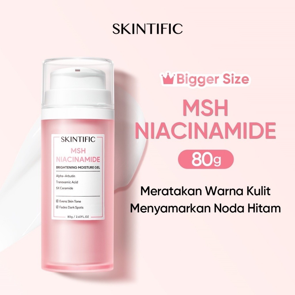 Winsolutions - SKINTIFIC 80g Moisturizer Gel / Krim Wajah / Moisturizer Mencerahkan / Cream siang ma