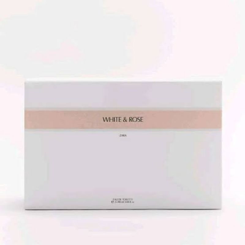 ZARA parfume WHITE - ROSE EDP set 2 x 90ml