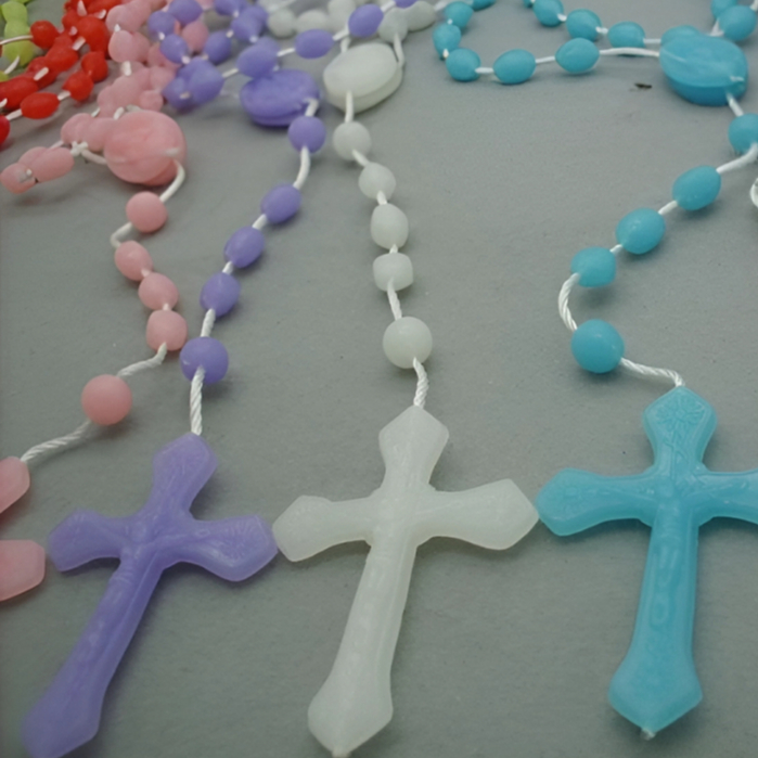 Kalung Rosario Katolik Fosfor Murah