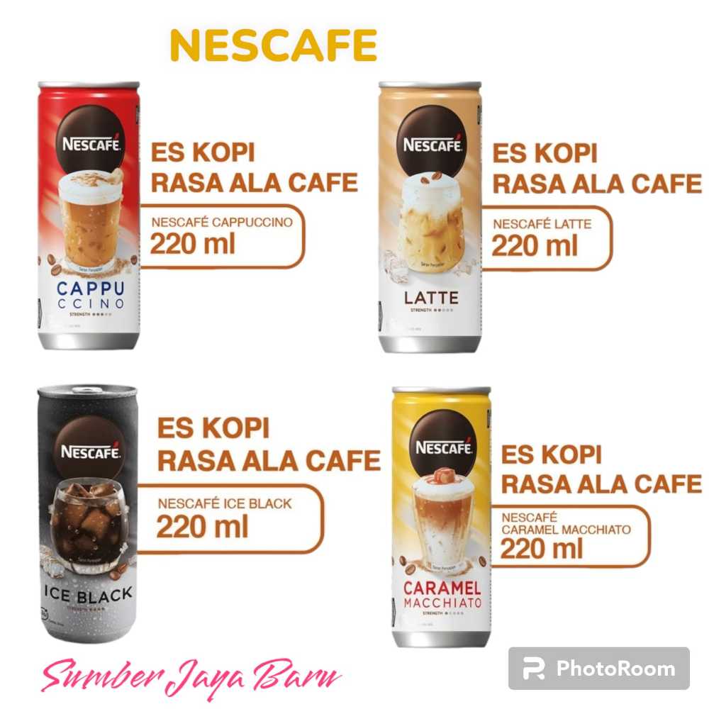 

Nescafe Coffee Kaleng | 1 x 220 Ml | Kopi