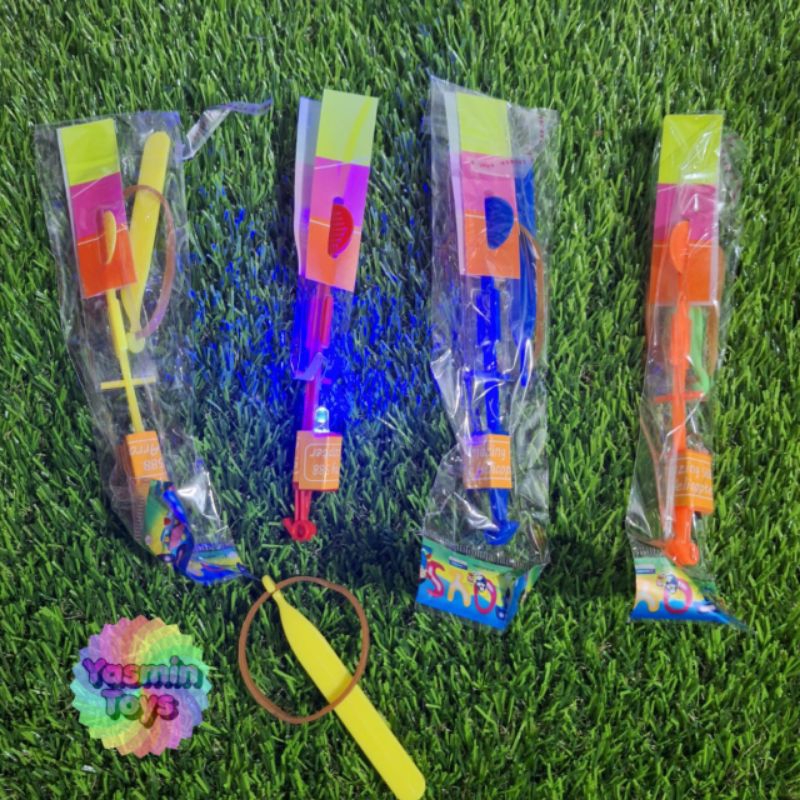 10pcs Mainan Kitiran Led/kitiran menyala