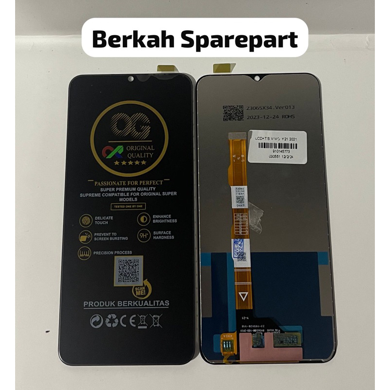 LCD VIVO Y21 2021 / VIVO Y21S / Y16 / Y21A / Y21T ORI SUPER
