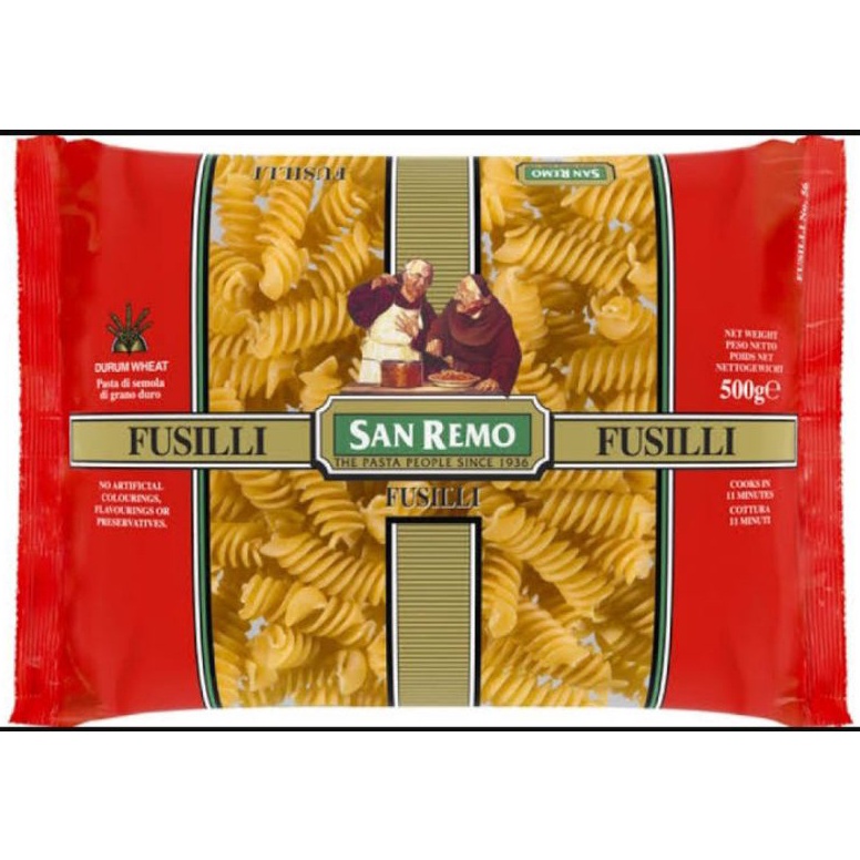 

QLK119 99 BRANDS FESTIVAL PASTA FUSILLI SAN REMO 5gr