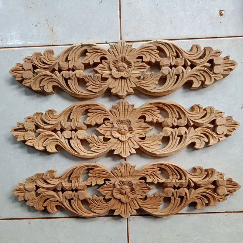 ukiran jati ornamen tempel tengahan 13