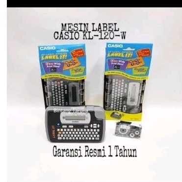 

CASIO KL 120/LABEL PRINTER CASIO KL 120/EZ PRINTER LABEL CASIO KL 120/READY STOCK