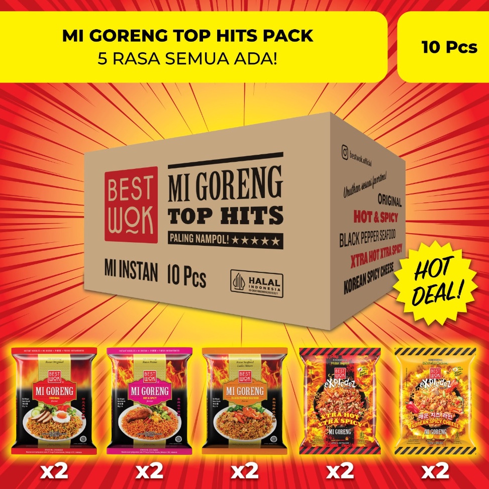 

EER366 Terbaru Best Wok Mi Goreng Top Hits Pack 1 Pcs