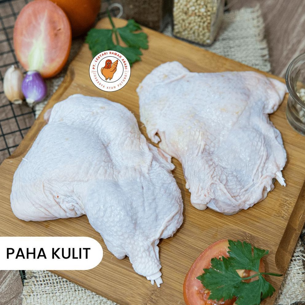 

FOL896 Boneless Paha Kulit Ayam Premium 1Kg Daging Paha Ayam Kulit Tanpa Tulang 1kg
