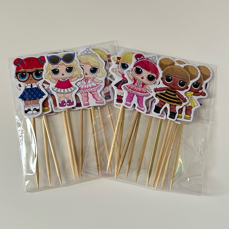 TOPPER CUPCAKE LOL / HIASAN CUPCAKE LOL / HIASAN KUE LOL / LOL