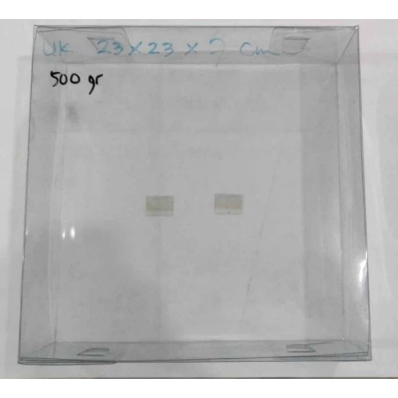 

Kotak Mika Polos 500gr Uk 23 x 23 x 7