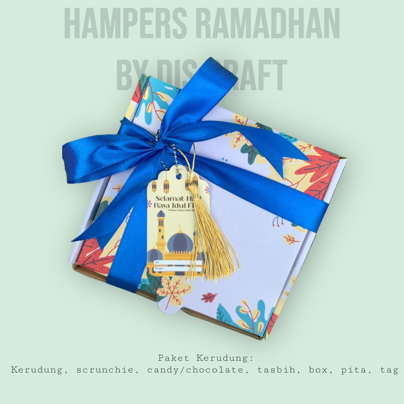 

Hampers lebaran/ paket umroh/ souvenir murah paket kerudung