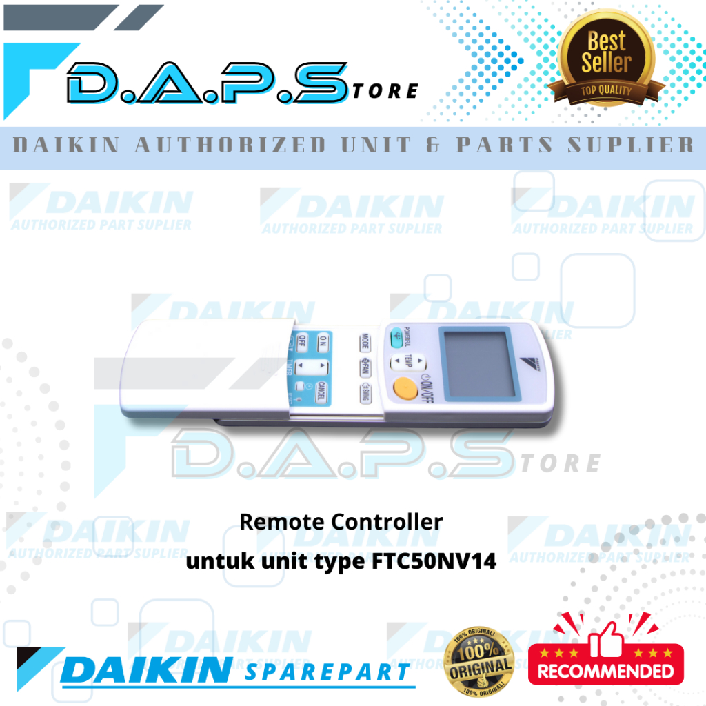 Remote AC DAIKIN Thailand 2 PK FTC50NV14