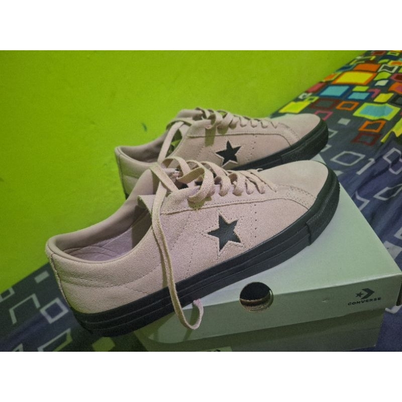 Converse one star pro classic suede phantom violet