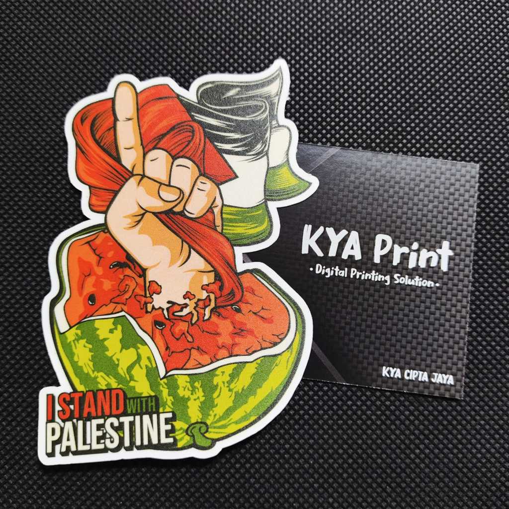 

Premium Sticker I Stand With Palestine / Stiker Palestina