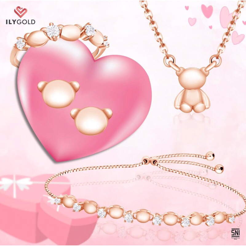 Ily Gold Teddy Collection-9k